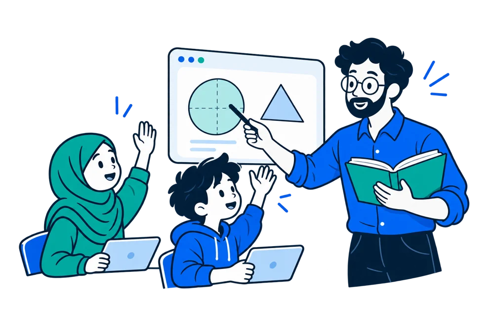 کلاس آنلاین و ارتباط با معلم